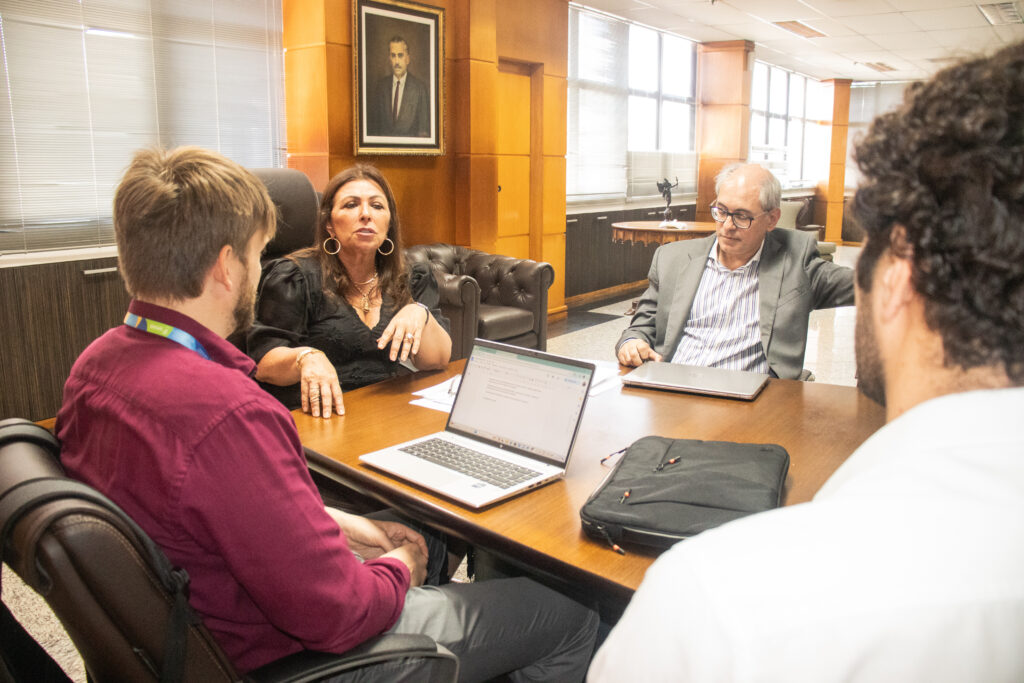 Reunião TCE. Sala Reuniões. Foto: Dayanne Carvalho/Seplan